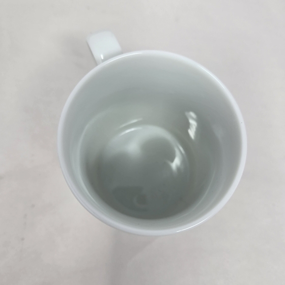 Pottery Barn Nile Coffee Cup Vintage Wavy Gold Line Over White Replacement Mug - Picture 6 of 11